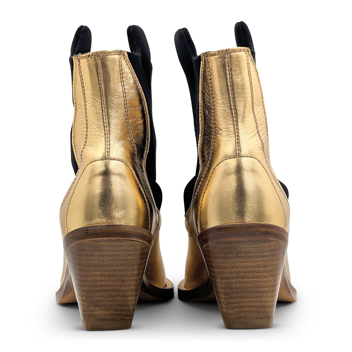 Metallic gold cowboy on sale boots