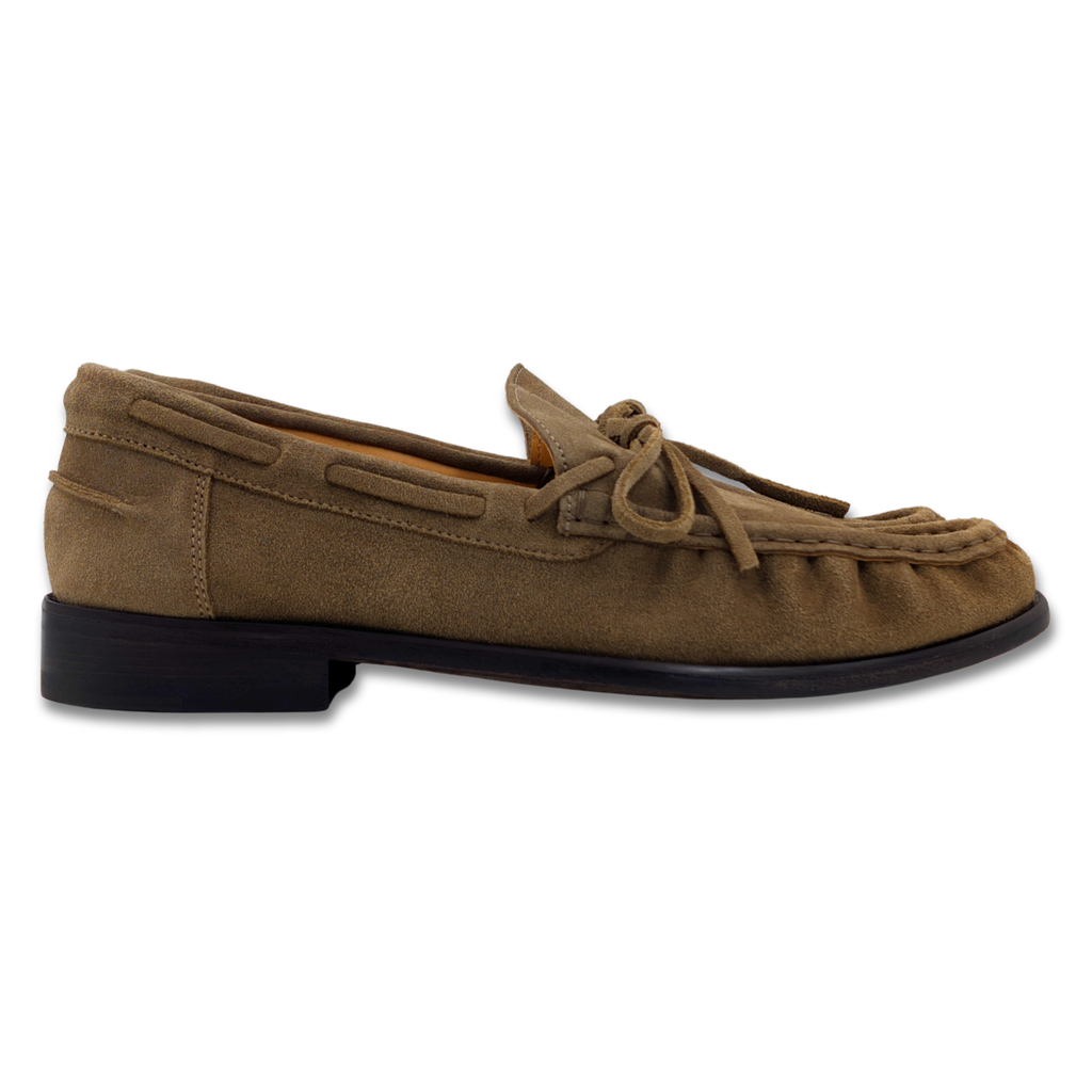 Bert in Taupe Suede