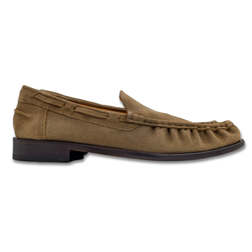 Bert in Taupe Suede