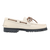 Mr. Boaty in Off-White Leather with a Micro EVA Commando Sole