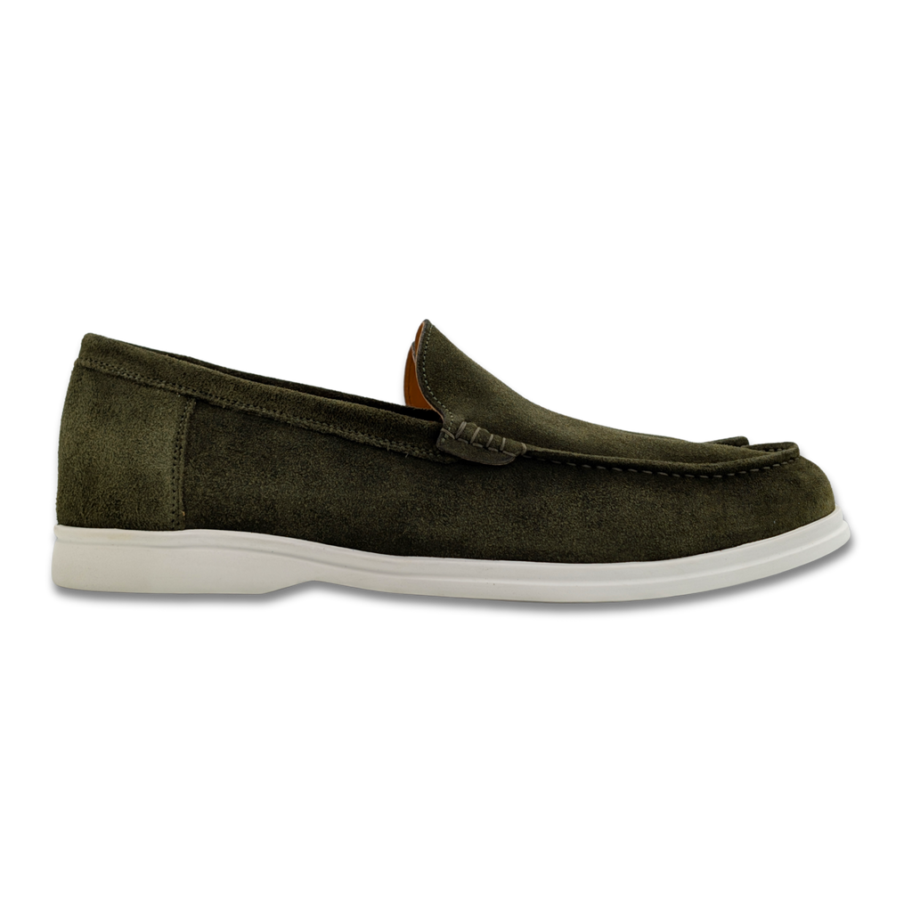 Oscar 3 in Olive Green Suede