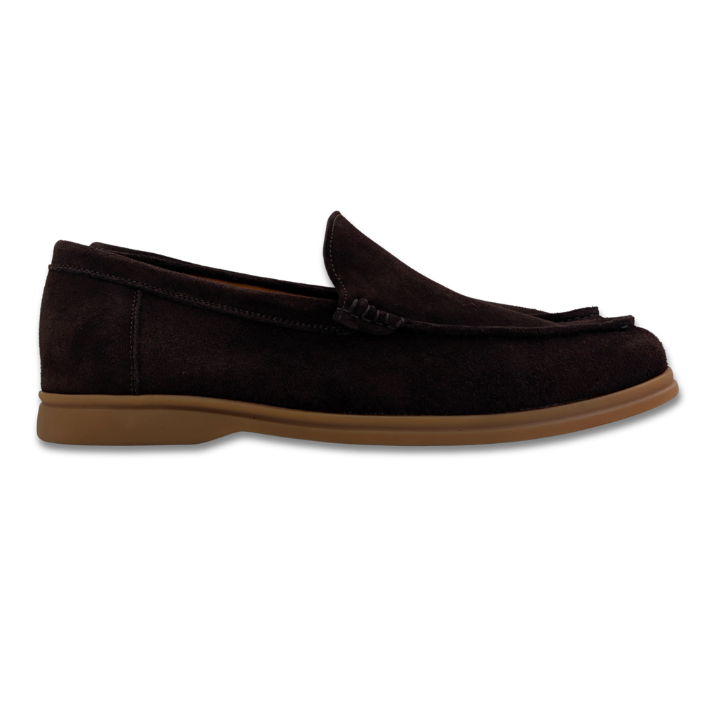 Oscar 3 in Mocha Suede with a Gum Sole