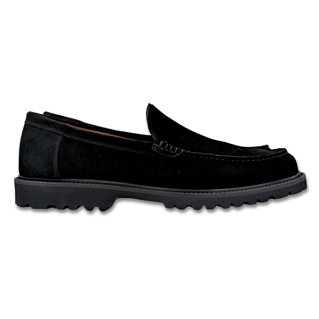 Oscar II in Black Suede with a Micro EVA Commando Sole