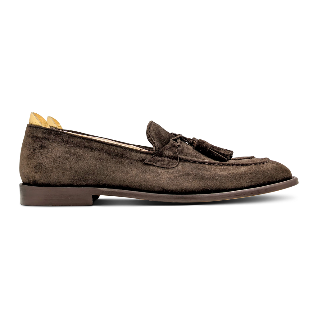 Oscar in Mocca Suede with Tassel