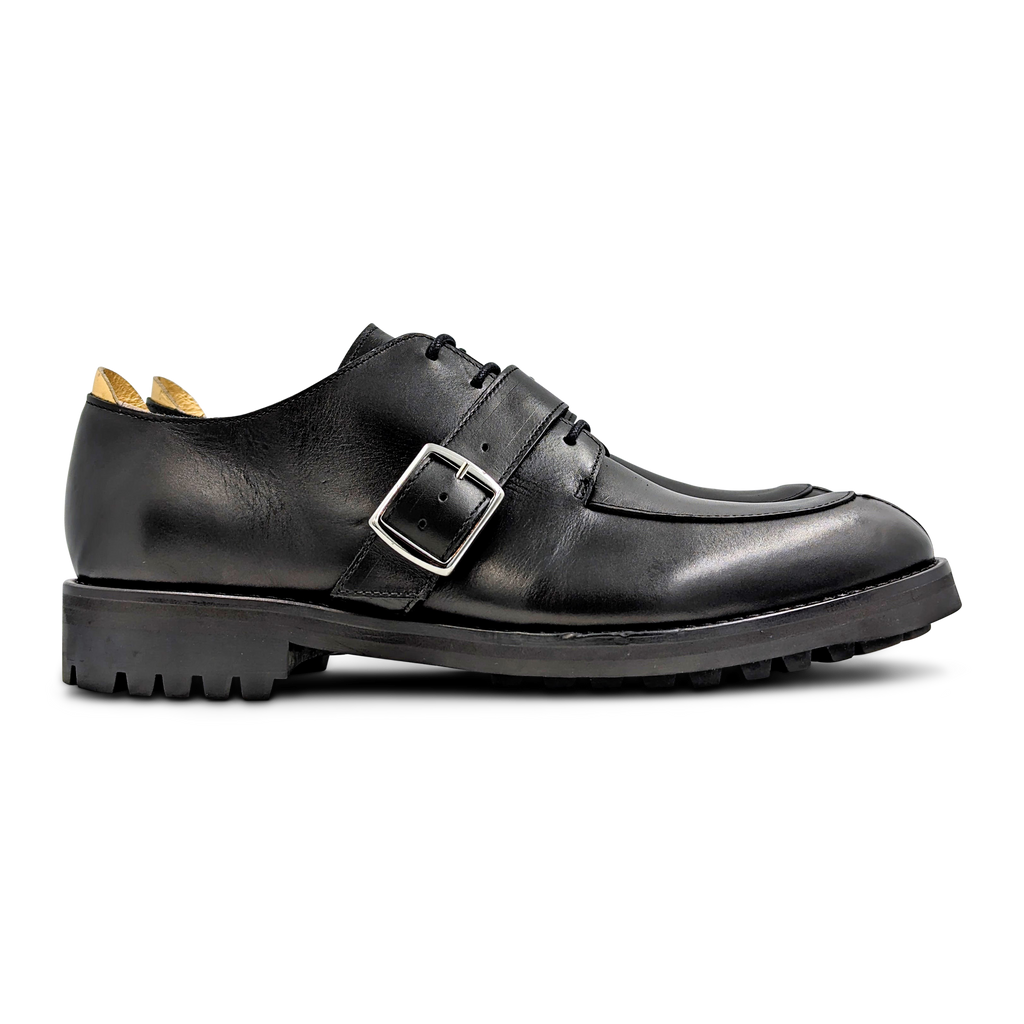 Overstrap Shoe in Black