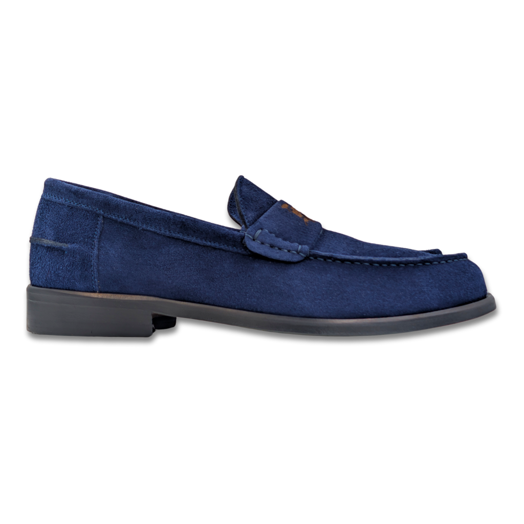 Peter in Navy Suede