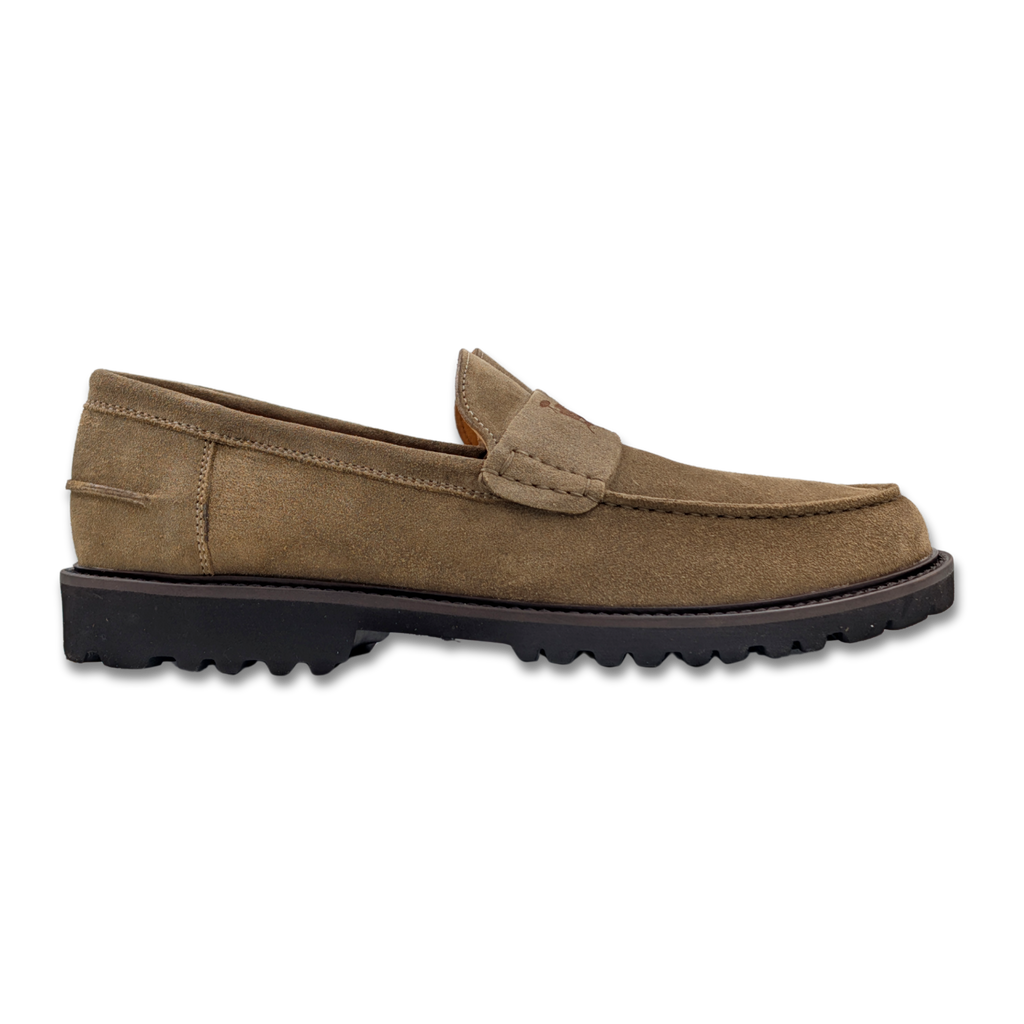 Peter in Taupe Suede with a Micro EVA Commando Sole
