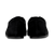 YU BE Black Suede Elastic Slip