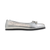 YU BE Silver Leather Pump