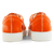 Lennon Sneaker in Orange Velvet