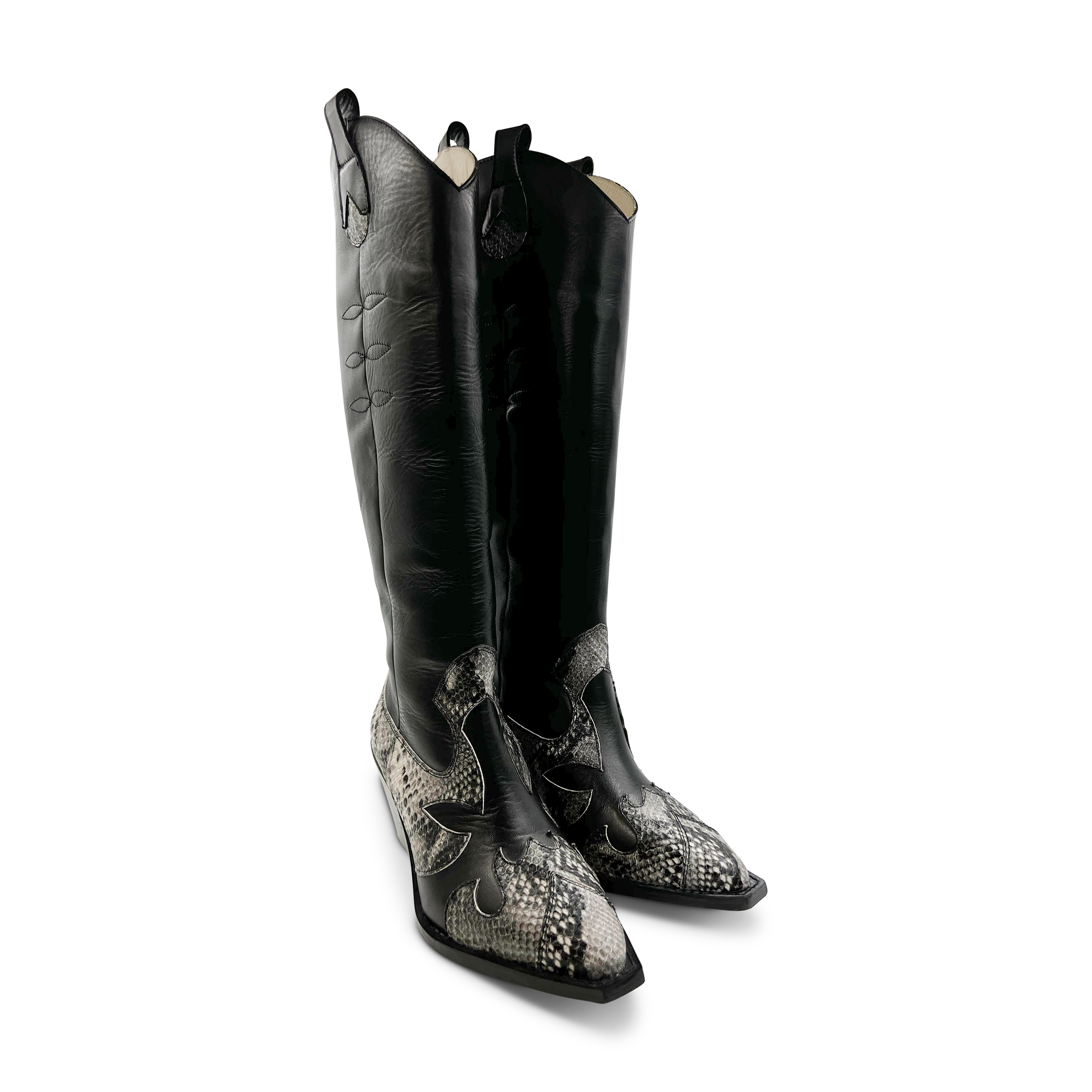 Snakeskin 2025 cowboy boots