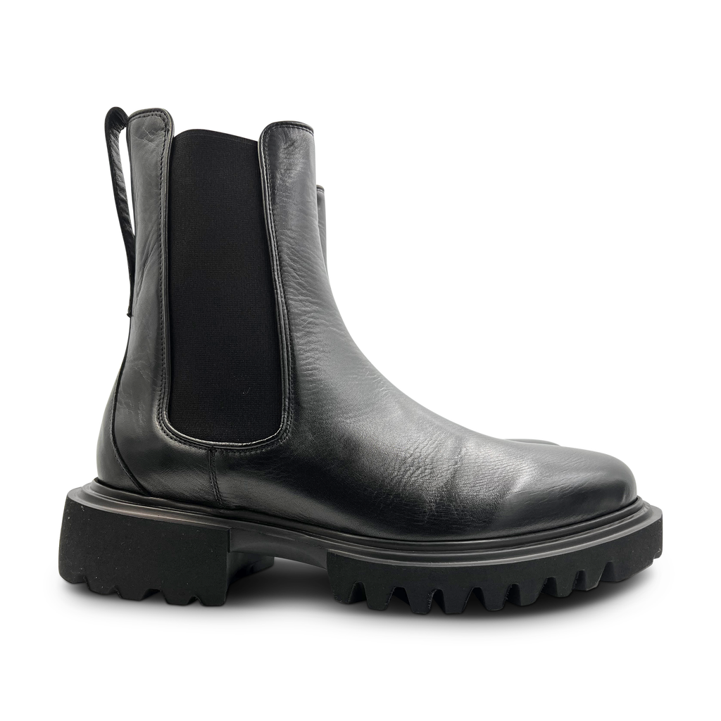 Toby Mid EVA Sole Chelsea Boot Washed in Black
