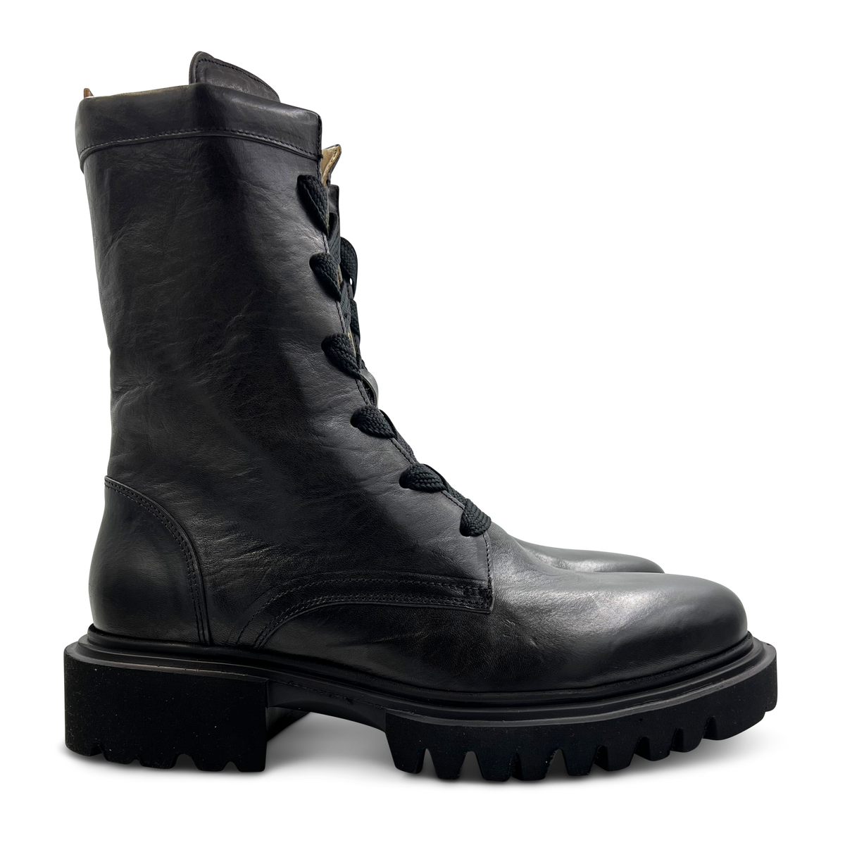 Ted Mid EVA Sole Boot Washed in Black – Justin Deakin